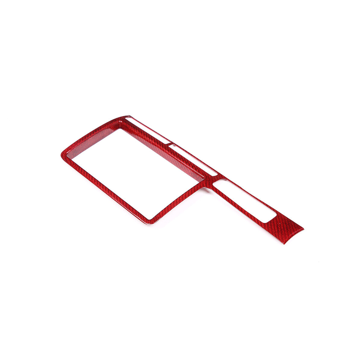 Red Carbon fiber Central Navigation Panel Cover trim For Nissan GTR R35 08-16 8
