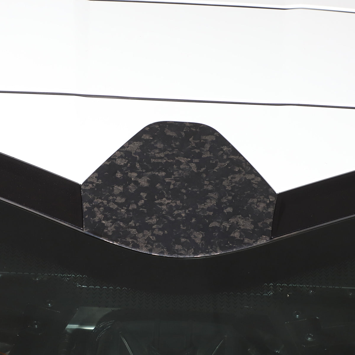 Forged Carbon Fiber Rear Window Cover Trim For Corvette C8 Coupe 2020-26 1