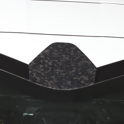 Forged Carbon Fiber Rear Window Cover Trim For Corvette C8 Coupe 2020-26 1