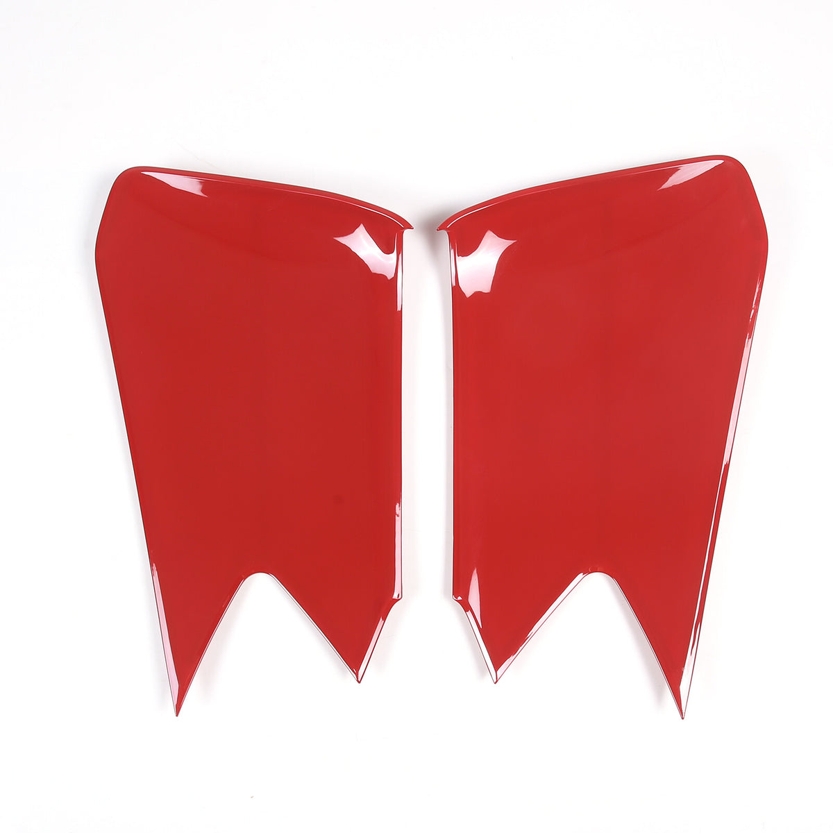 Red ABS Interior Door Anti-Kick Panel Cover Trim Frame For Corvette C8 20-26 10