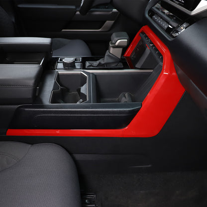 Sport Red ABS Center Console Gear Shift Outer Trim For Toyota Tundra/Sequoia 22+ 14