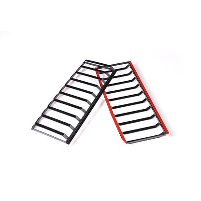 Carbon Steel Rear Tail Light Guard Cover Trim For Hummer H2 03-09 12