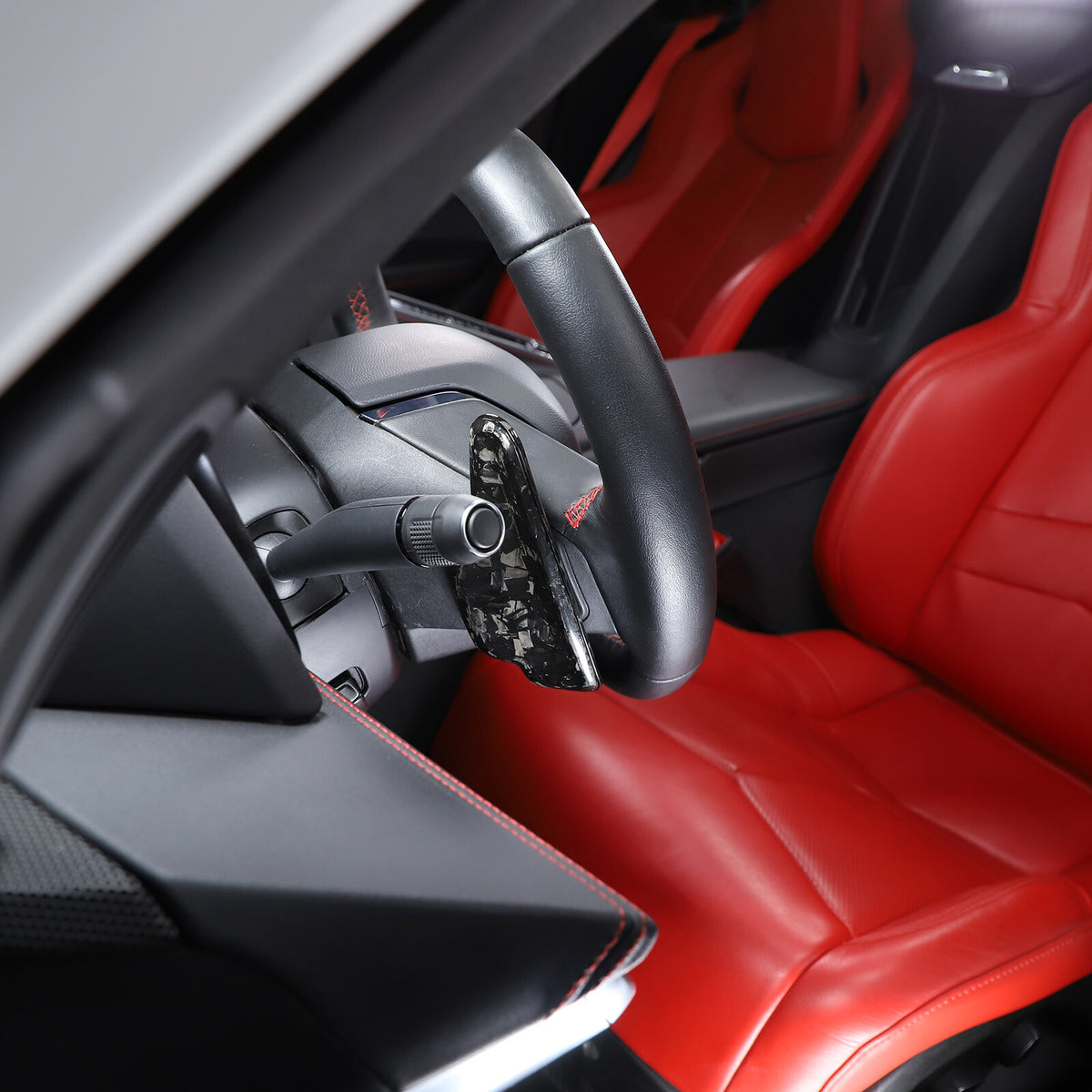 Forged Real Carbon Fiber Full Interior Set Cover Trim Kit For Corvette C8 20-25 - Variants 41-41 8