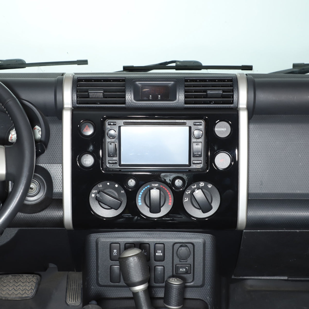 Piano Black ABS Navigation Decorative Panel For Toyota FJ Cruiser 2007-2021 1