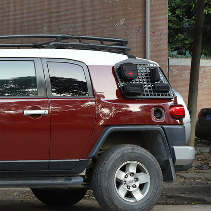 Rear Quarter Window Guard Molle Panel Storage Bracket for FJ Cruiser 2007-2021 2