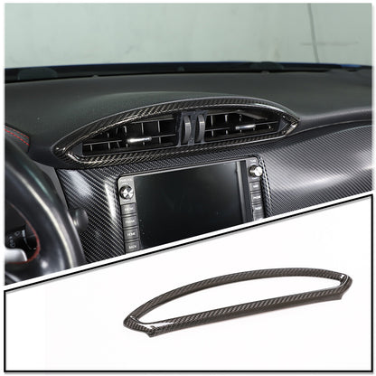 Carbon fiber Central Console Air Outlet Vent Cover Trim For Toyota 86/Subaru BRZ 2