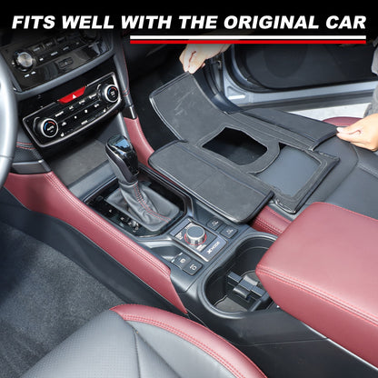 Suede Cloth Center Console Gear Shift Trim Cover For Subaru Forester SK 19-24 US 6