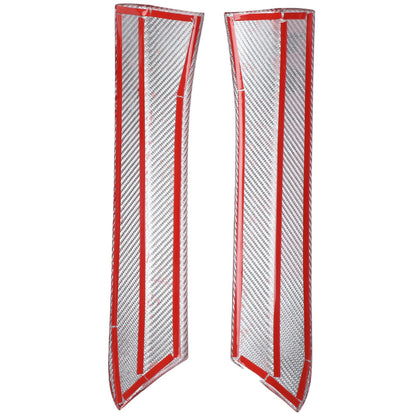 Red Real Carbon Fiber Gear Shift Side Panel Trim For Subaru WRX VB AT 2022+ 11
