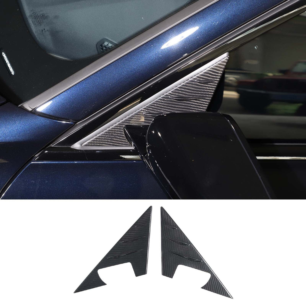 Real Carbon fiber anti-wind buffeting deflector For BMW 3 Series G20 G28 2020-23 3