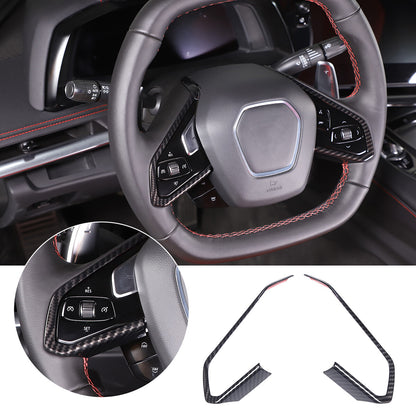 Carbon Fiber ABS Interior Decoration Cover Trim Kit For Corvette C8 2020-2025 - Styles 1-5 14
