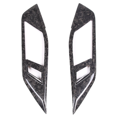 Forged Carbon Fiber Inner Door Handle Frame Cover Trim For BMW 4 Series 2022-24 9