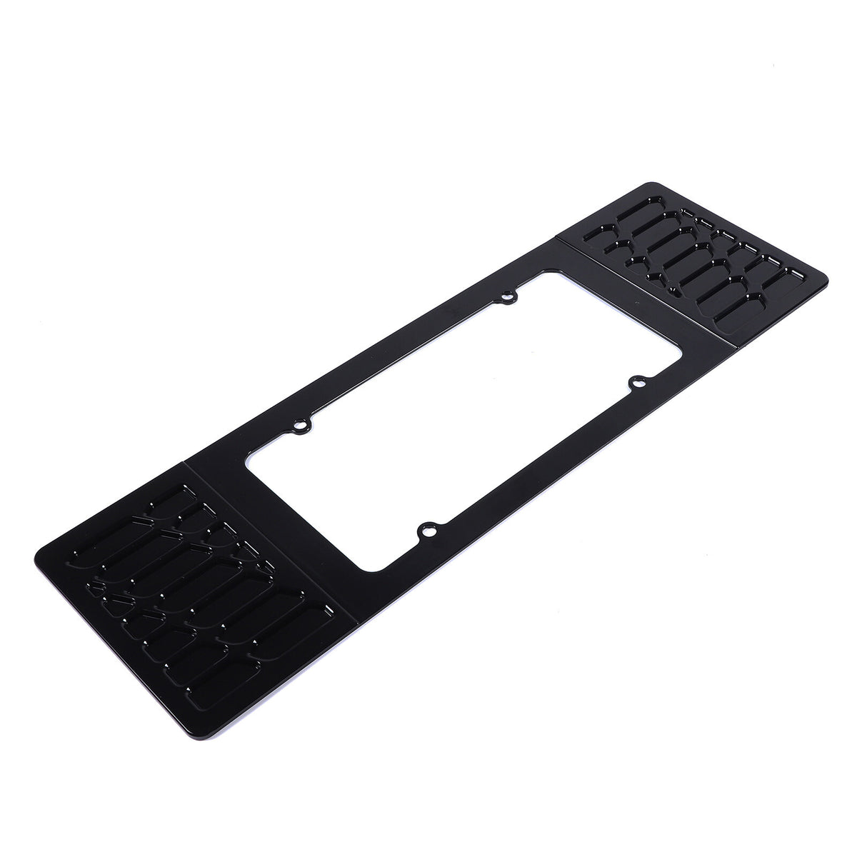 Black Aluminum alloy Rear License Plate Frame Trim For Corvette C6 2005-13 US 17