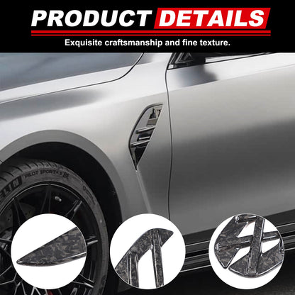 Forged Real Carbon Fiber Fender Side Molding Trim For BMW M3 G80/M4 G82 2021+ 11