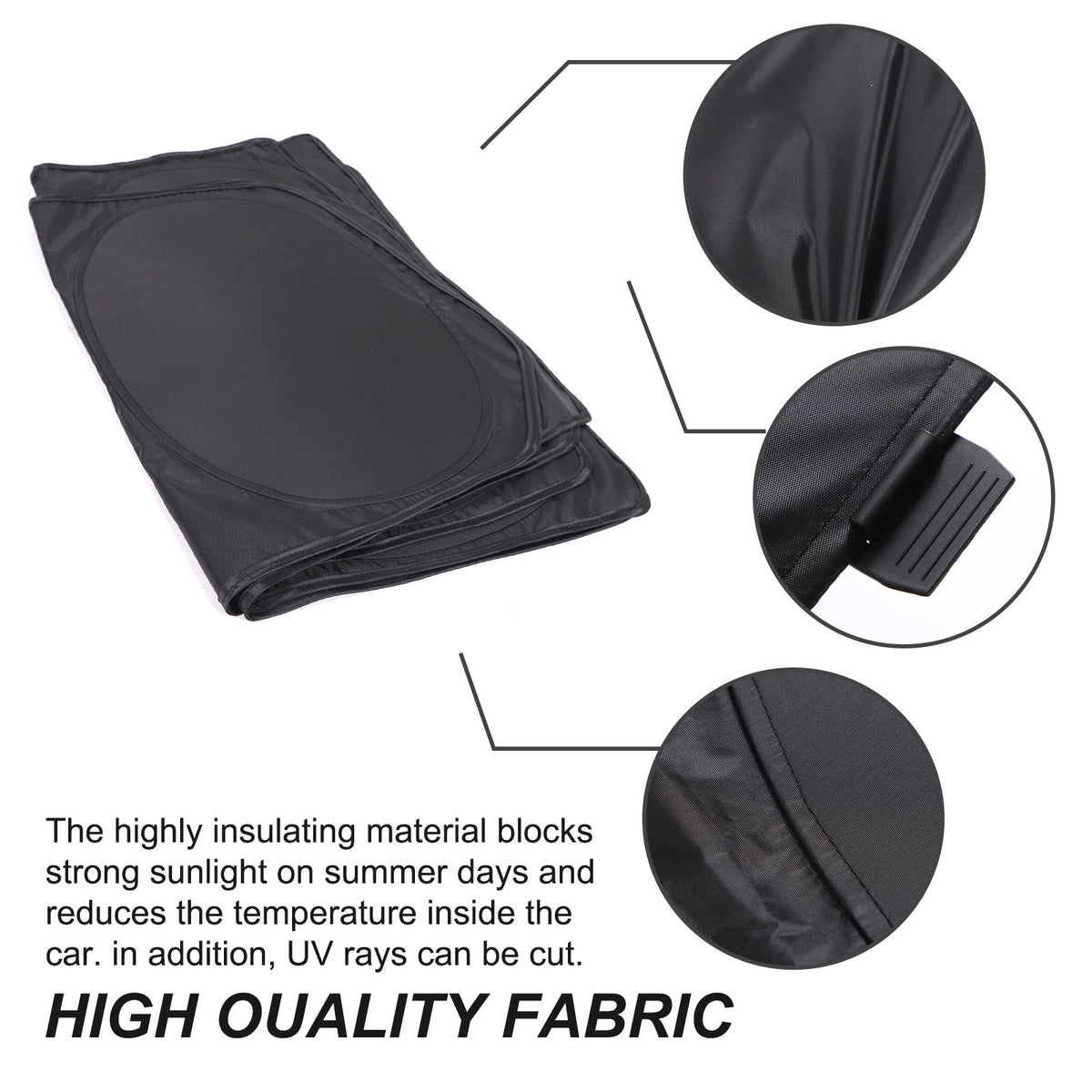 Memory Wire Full Window Sun Shade Shield For Land Rover Discovery 4 2010-2016 6