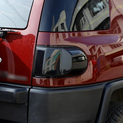 Smoked Black Tail Light Lamp Cover Guard Trim For Toyota FJ Cruiser 2007-21 15