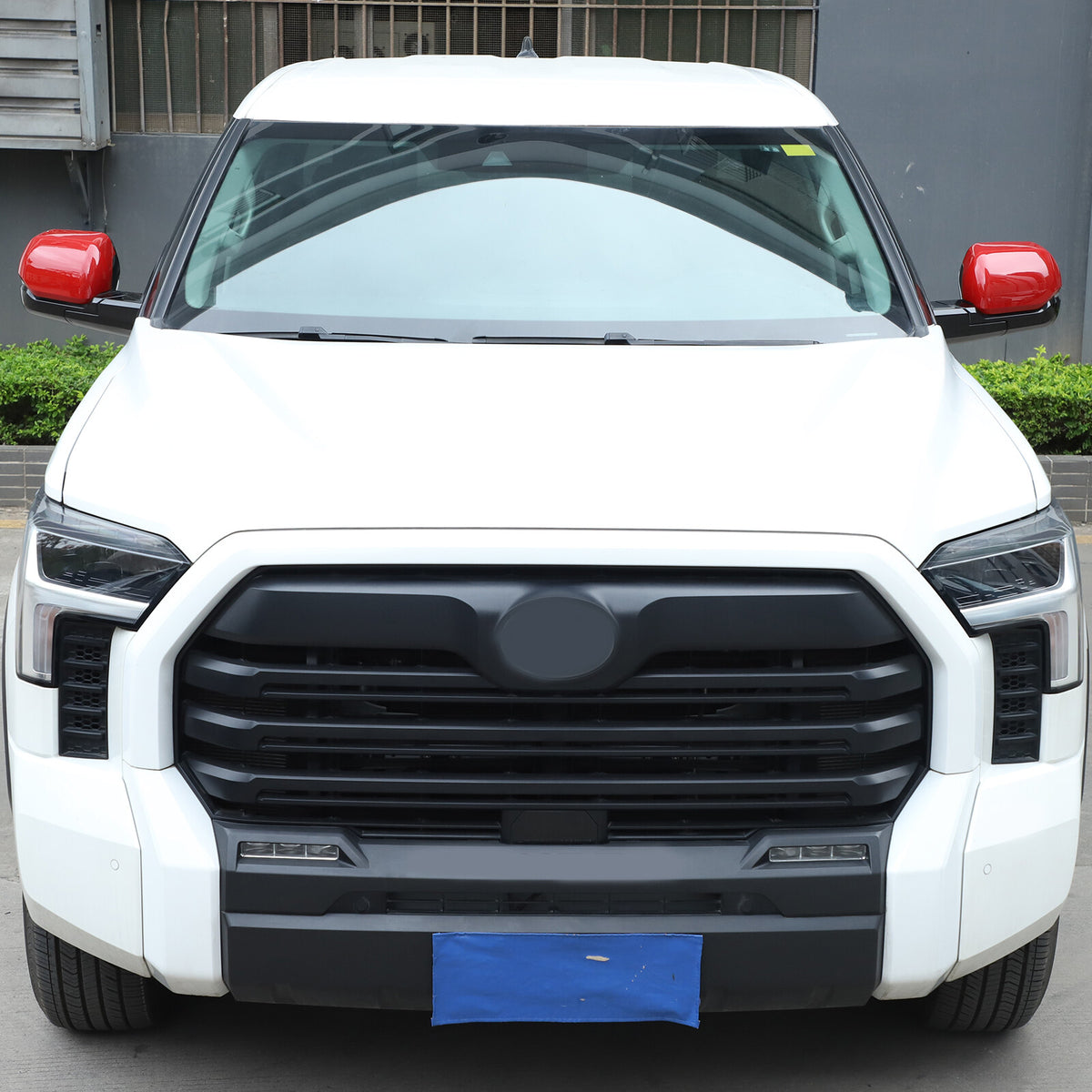 Red ABS Side Mirror Cover Trim with Turn Signal For Toyota Tundra/Sequoia 22+ US 14