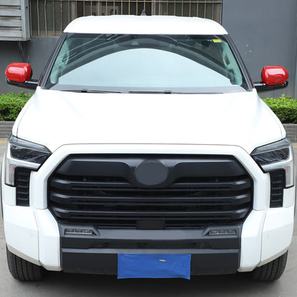 Red ABS Side Mirror Cover Trim with Turn Signal For Toyota Tundra/Sequoia 22+ US 14