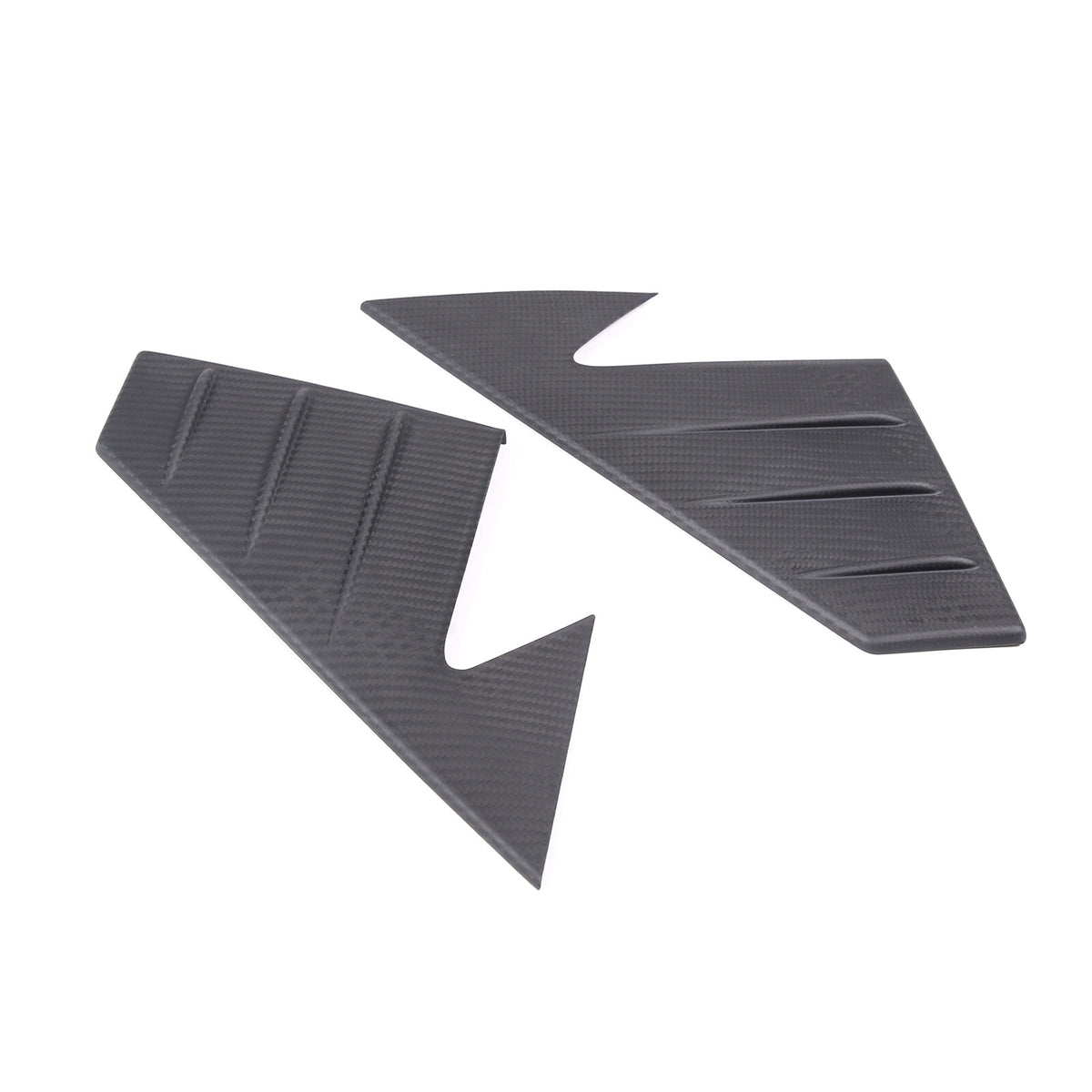 Matte Real Carbon Fiber Window Triangle A-Pillar Cover For LR Defender 2020-24 15