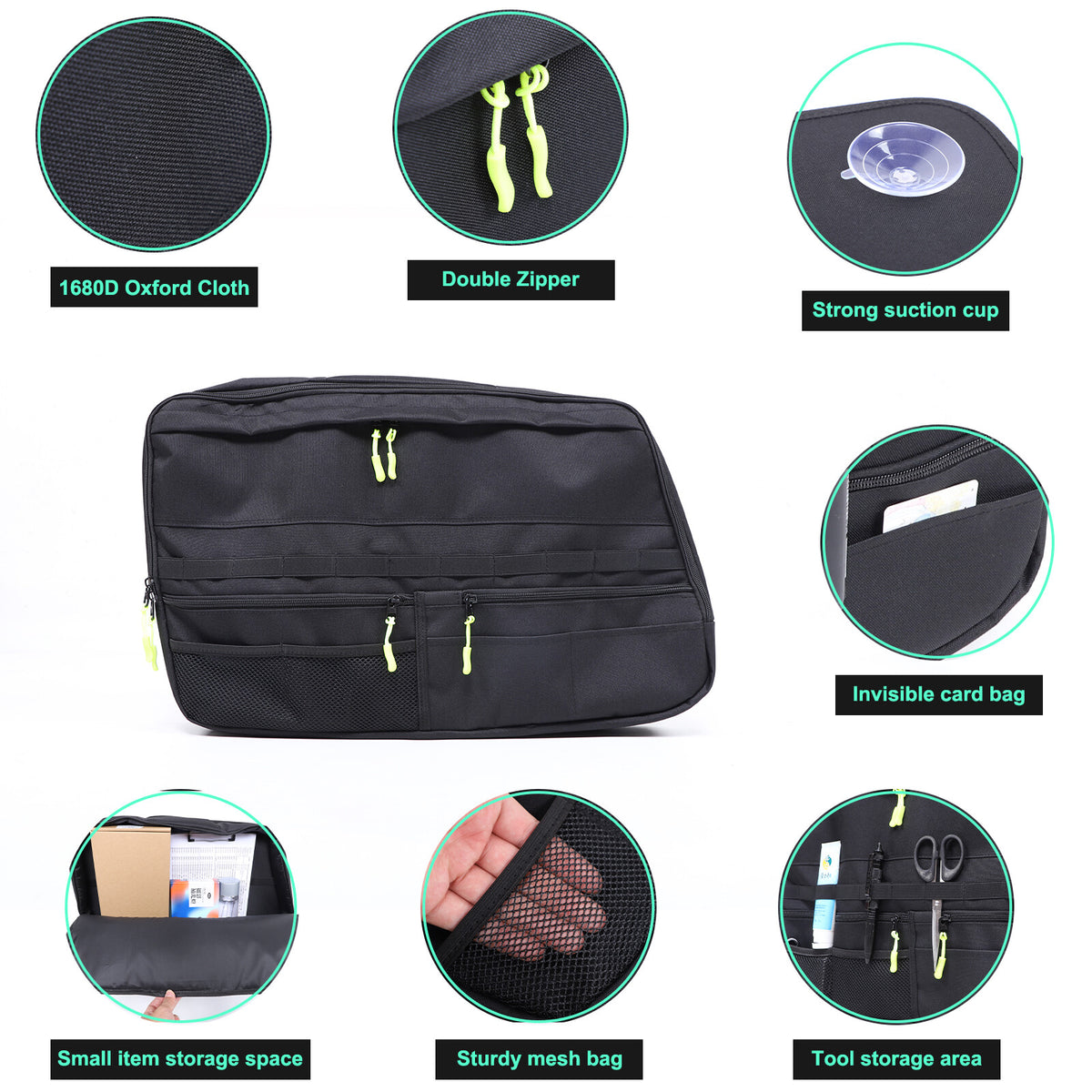 Rear Window Left Side Storage Bag Packet For Toyota Land Cruiser LC250 24+ 19