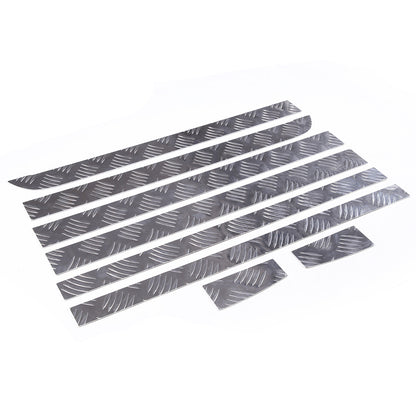 Silver Alloy Tailgate Top Protector Spoiler Cap Cover For Ford Maverick 2022+ 7