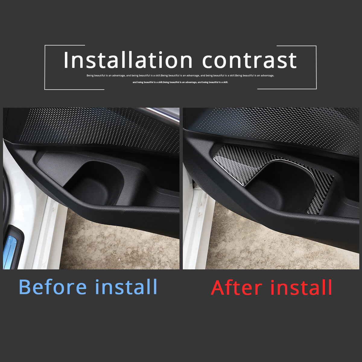 22pcs Carbon Fiber Interior Trim Cover Set Kit For BMW 3 Series G20 2020-2022 7