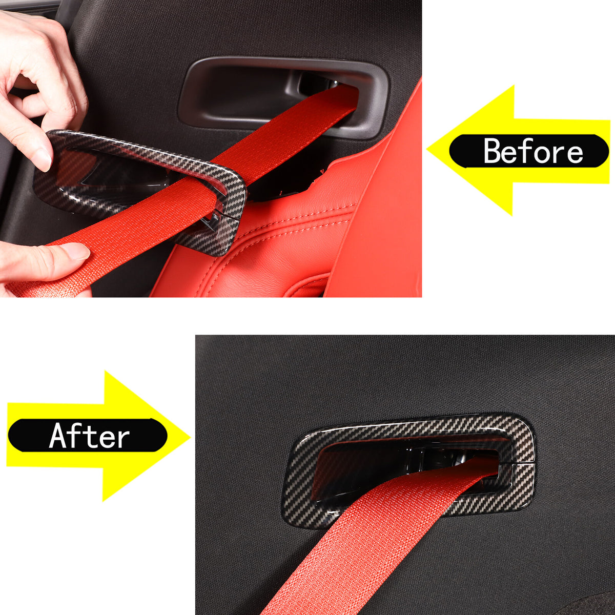 Carbon Fiber ABS Interior Full Decor Cover Trim Kit For Corvette C8 2020-2025 - Styles 31-35 68