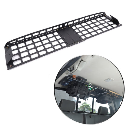 Aluminum Rear Roof Hanging Rack Molle Panel For Nissan Frontier King Cab 2009-17 15
