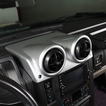 For Hummer H2 03-09 Dashboard Center Air Vent Panel Cover Trim Silver 1