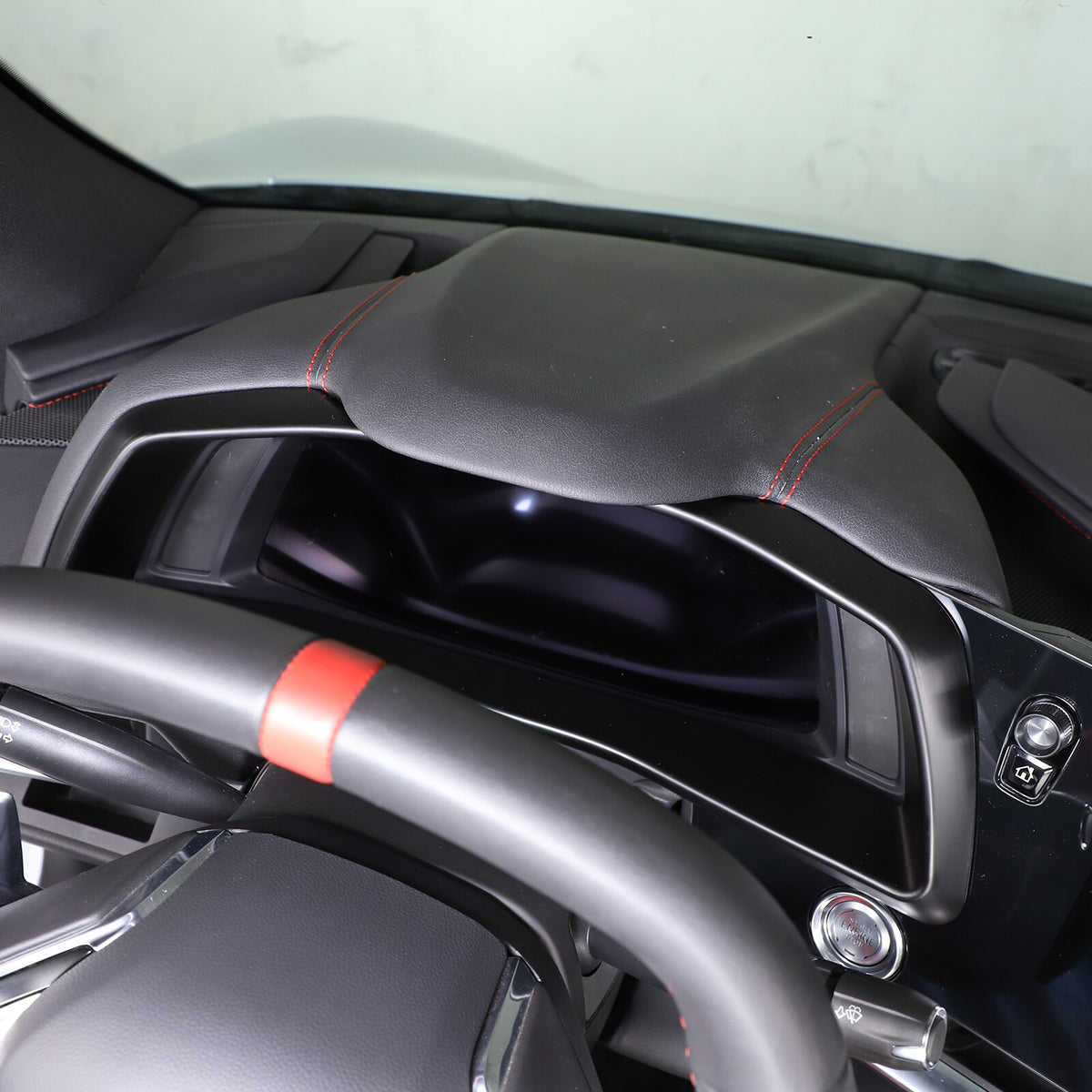 Matte Black ABS Full Interior Set Cover Trim Kit For Corvette C8 2020-25 - Styles 1-5 58
