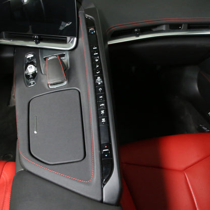 Matte Black ABS Full Interior Set Cover Trim Kit For Corvette C8 2020-25 - Styles 6-10 70