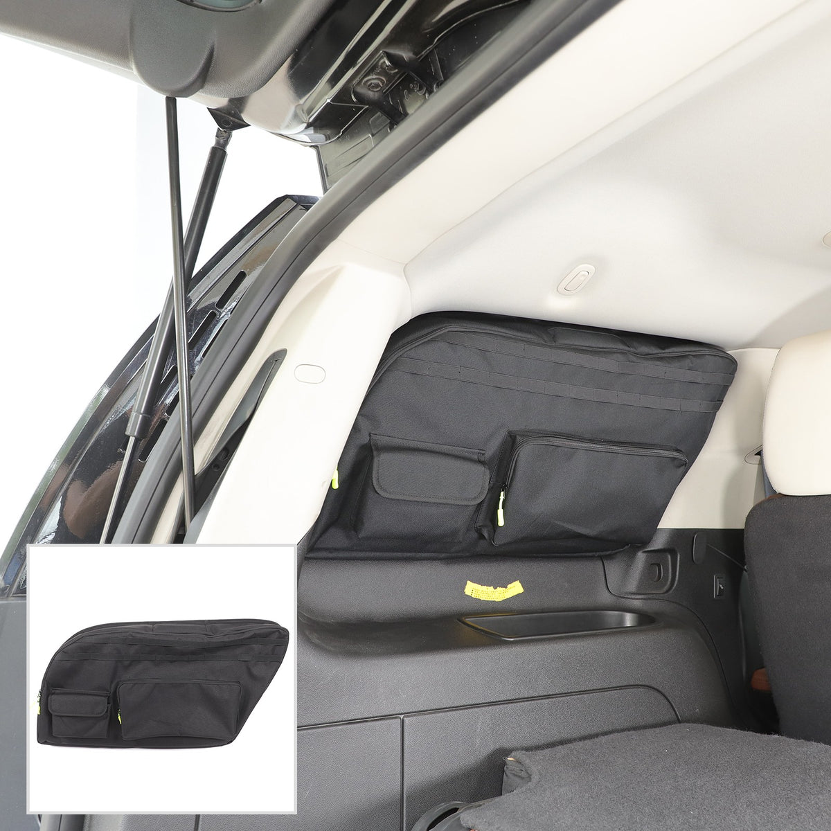 Trunk Left Side Window Storage Bag Tray For Cadillac Escalade 2007-2014 3