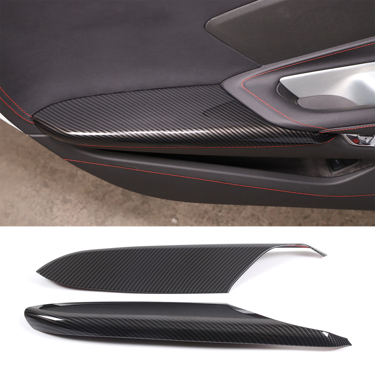 Carbon Fiber ABS Interior Full Decor Cover Trim Kit For Corvette C8 2020-2025 - Styles 26-30 21