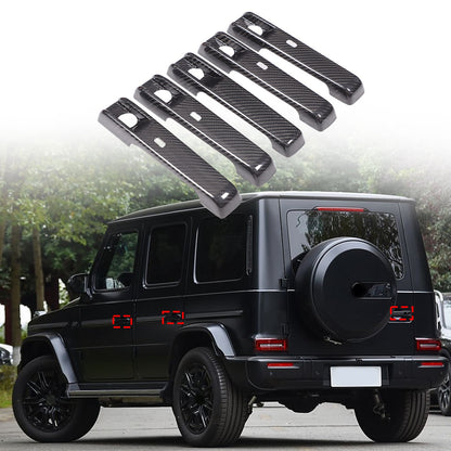 Real Carbon Fiber Exterior Keyless Door Handle Trim For Benz G-Class W465 2025+ 1