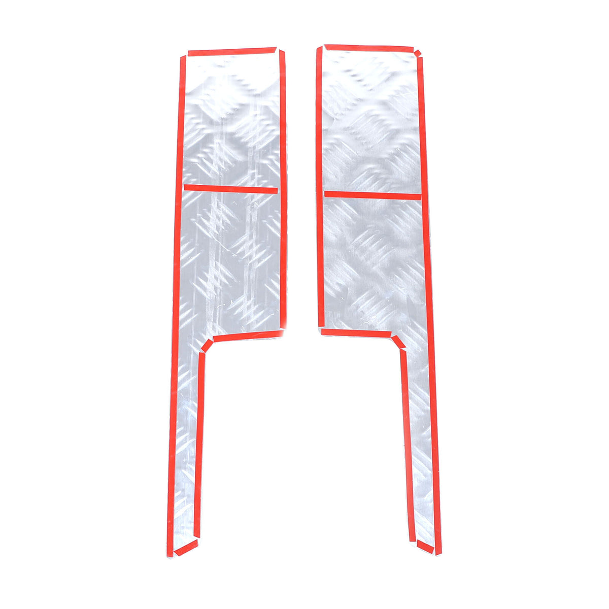 Silver Alloy Interior Car Door Panel Cover Trim For 2007-22 Toyota FJ Cruiser 8