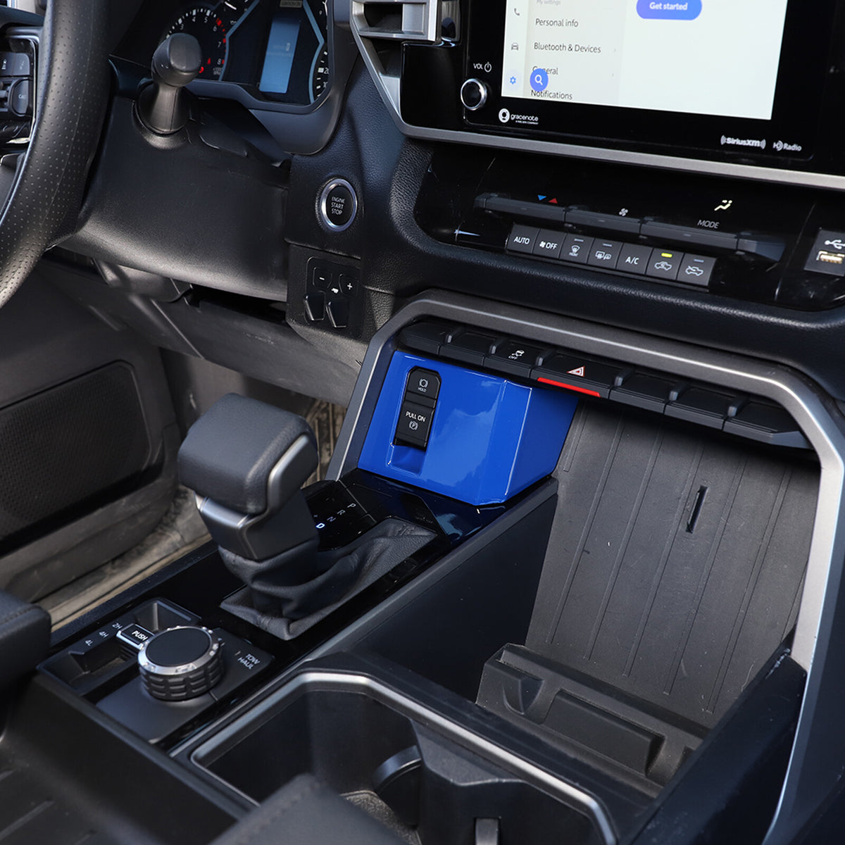 ABS Blue Car Center Panel Trim Interior Accessories For Toyota Tundra 2022-2026 - Variants 1-5 19