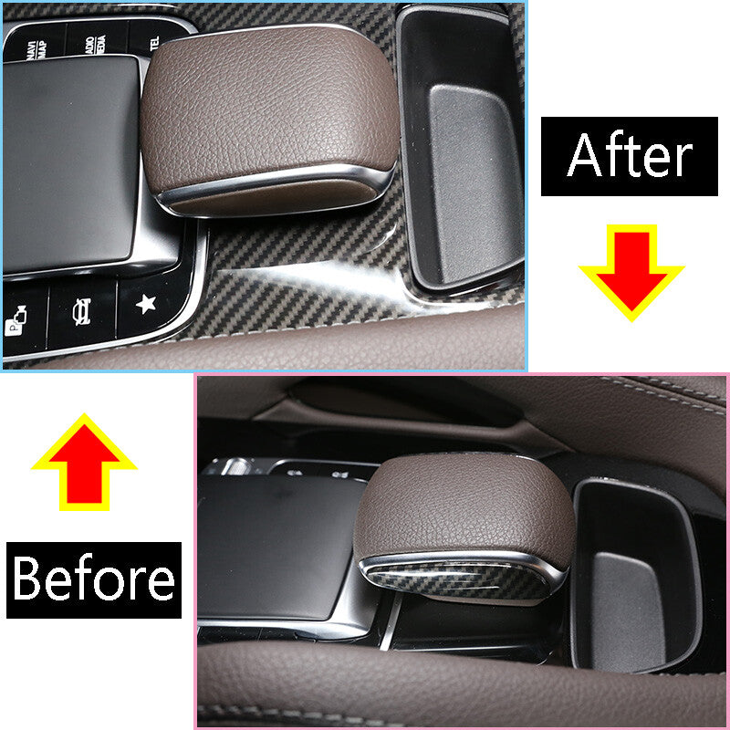ABS Carbon Fiber Interior Center Trim Set For Benz GLE W167 GLS X167 2020-2022 18
