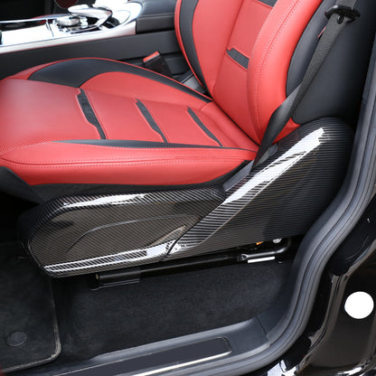 For Benz G-Class 2019-24 Carbon Fiber ABS Seat Button Handle Panel Cover Trim US 11