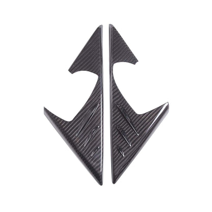 Dry Carbon Fiber Door Triangle A Pillar Cover Trim For Maserati Ghibli 2014-24 7