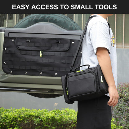 Cargo Rear Door Tailgate Trunk Storage Bag For Land Rover Defender L663 2020+ 18