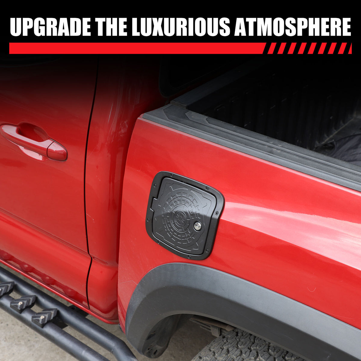 Alloy Locking Fuel Door Gas Tank Cap Cover Lock Key For Toyota Tacoma 2016-23 US 9