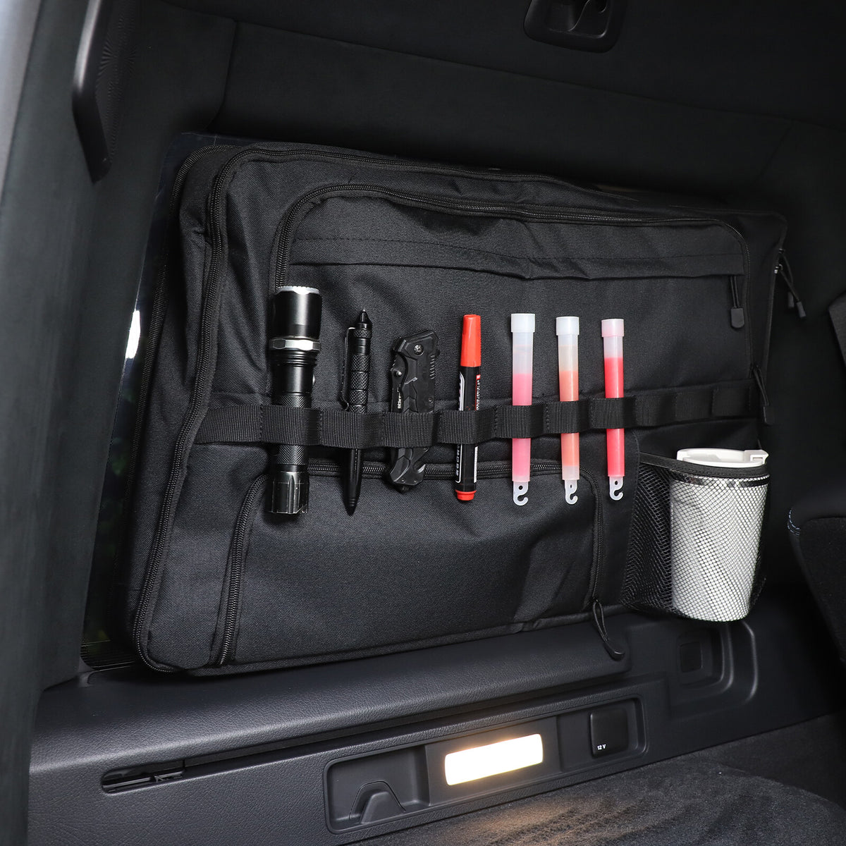 Car Trunk Left Side Window Storage Bag For Mercedes Benz G-Class 2019-23 9