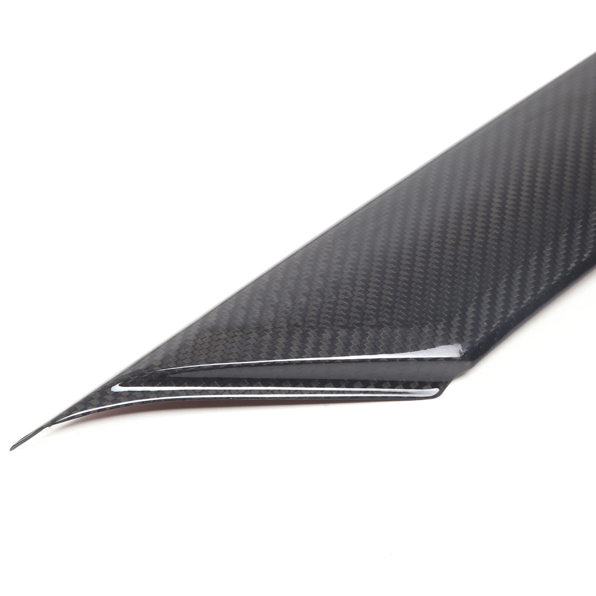 Real Dry Carbon Fiber Front Window A Pillar Layover Trim For C8 Corvette Z06 Z51 13