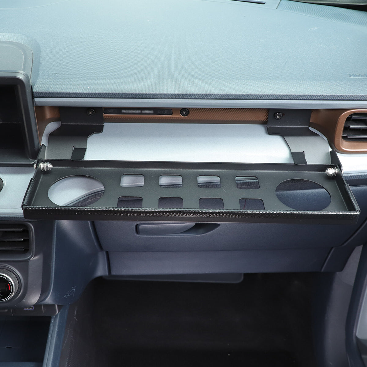 Aluminum Multi-functional Passenger Side Storage Rack For Ford Maverick 2022+ 18