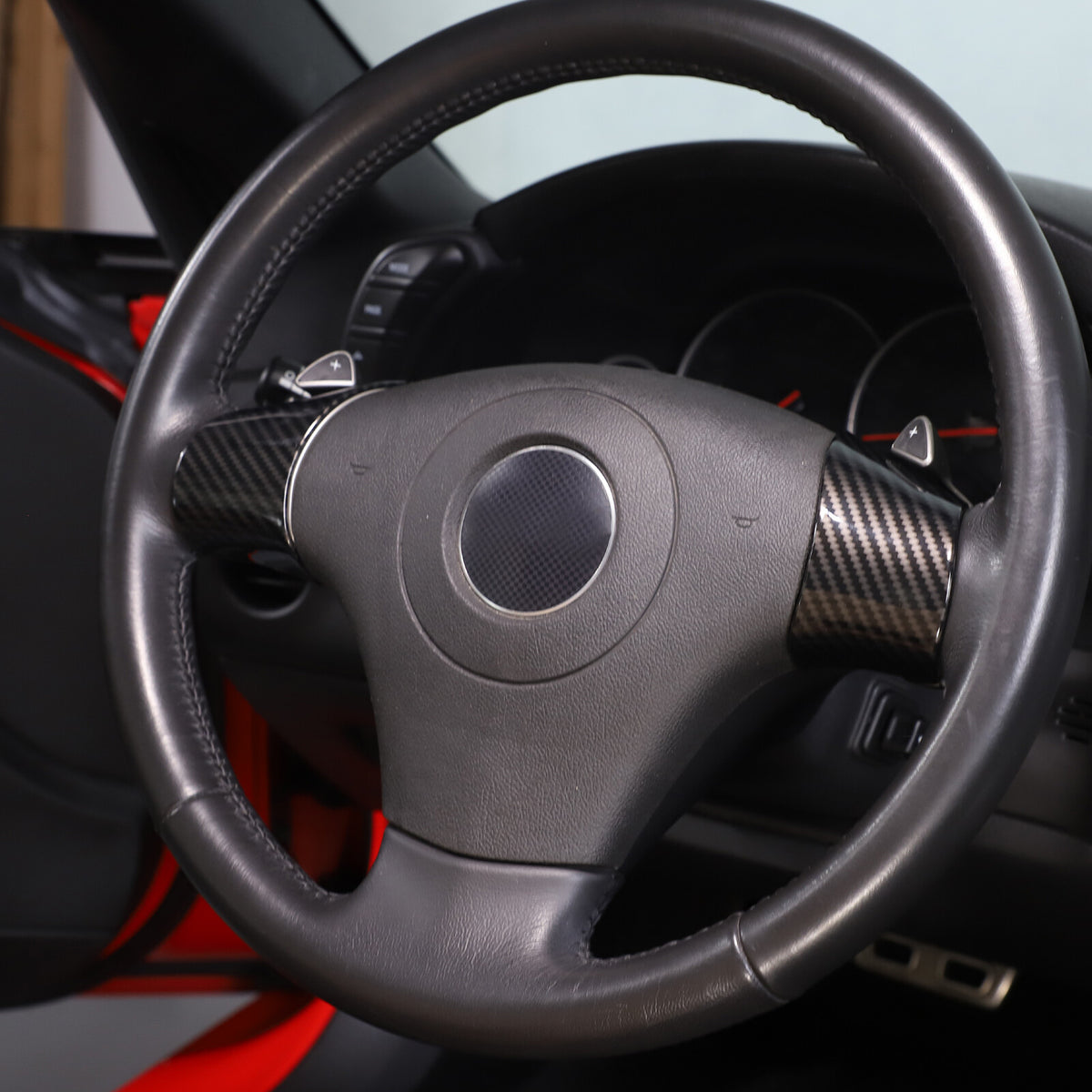 ABS Carbon Fiber Interior Exterior Cover Trim Kit For Corvette C6 2005-2013 146