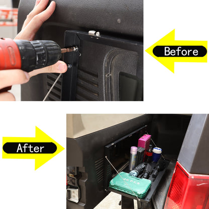 Tailgate Table Foldable Rear Door Storage Cargo Shelf For Hummer H3 2005-09 10