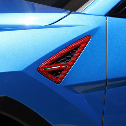 Red Car Side Wing Air Flow Fender Vent Trim Sticker For Lamborghini URUS 18-23 6