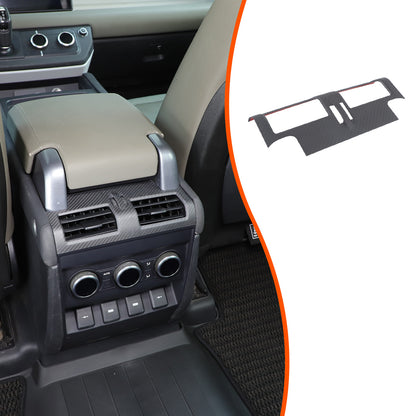 Matte Real Carbon Fiber Rear Air Vent Frame Trim For LR Defender L663 2020-2023 19