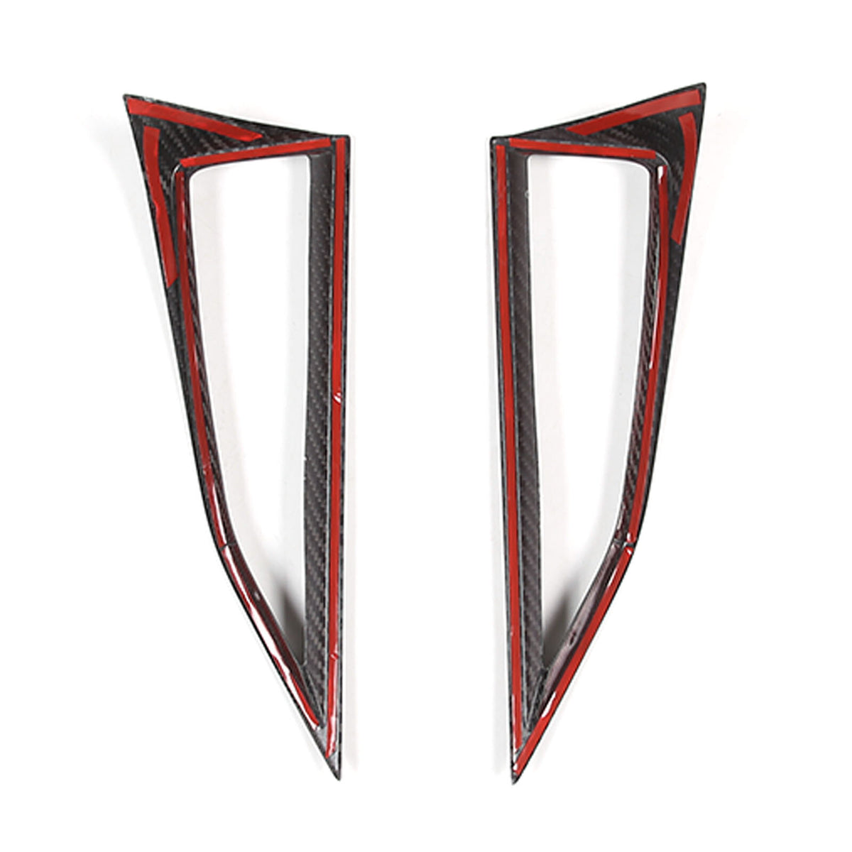 Real Carbon Fiber Interior Center Air Vent Cover Trim For Subaru WRX VB 22-24 8