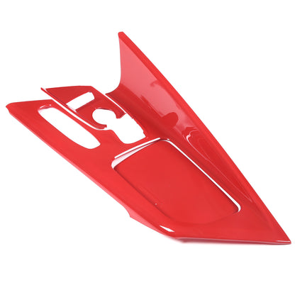 2pcs Red ABS Center Console Frame Trim Cover Fit for Corvette C8 2020-2025 10