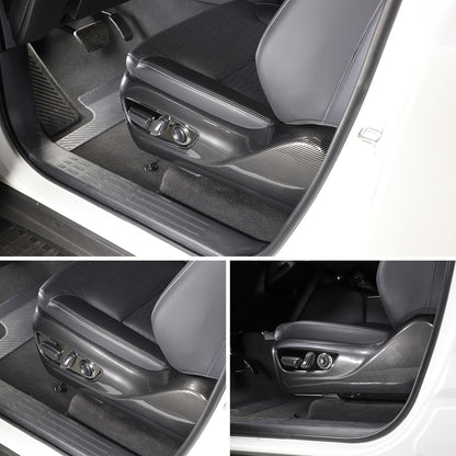 ABS Carbon Seat Adjustment Button Trim Cover For Toyota Land Cruiser LC250 24+ 3